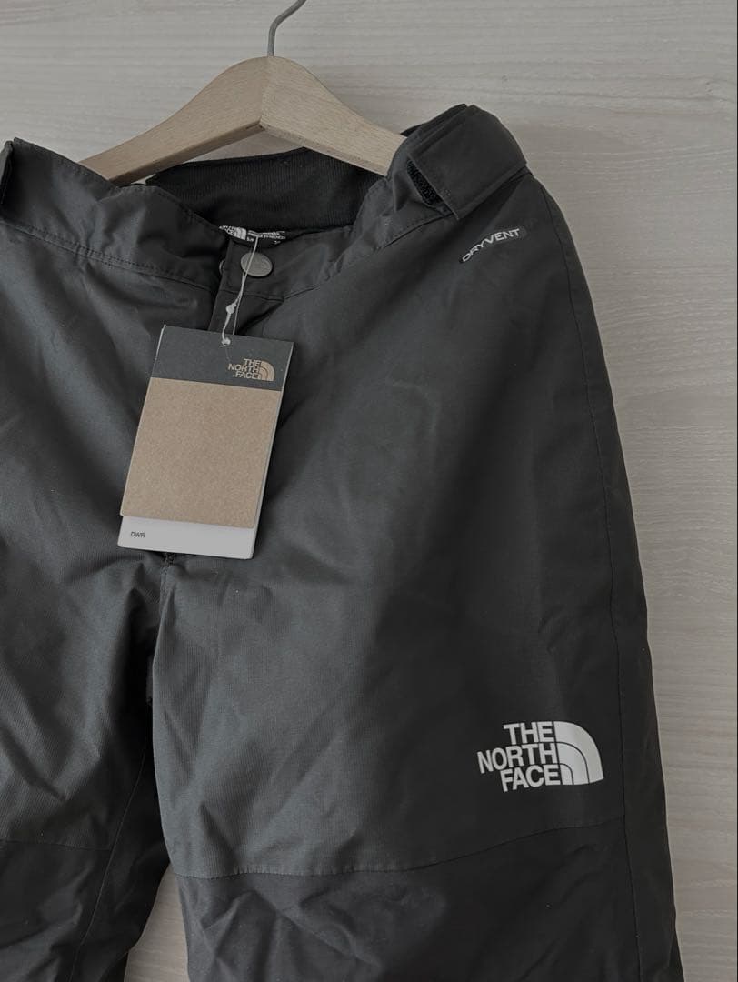 新品未使用THE NORTH FACE スノーパンツ 黒7/8 120~130