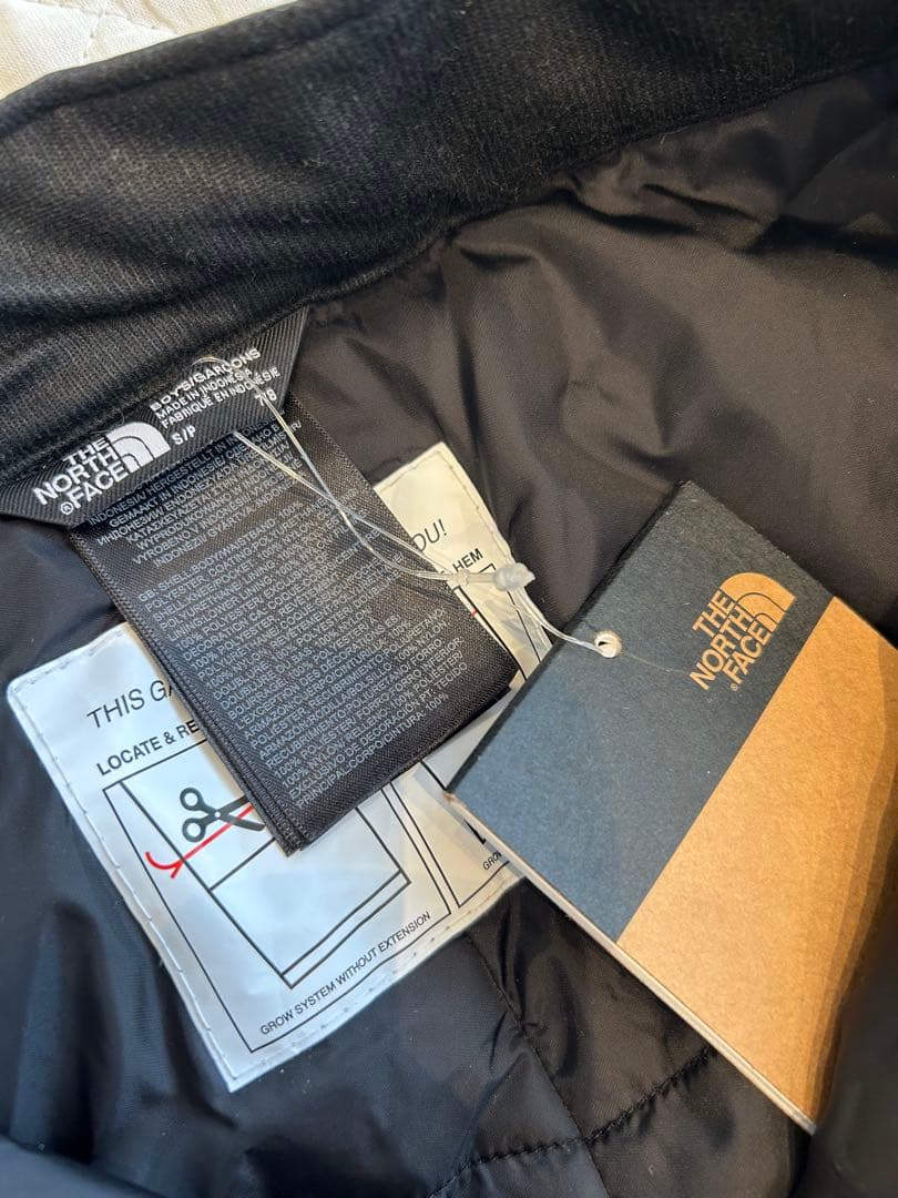 新品未使用THE NORTH FACE スノーパンツ 黒7/8 120~130