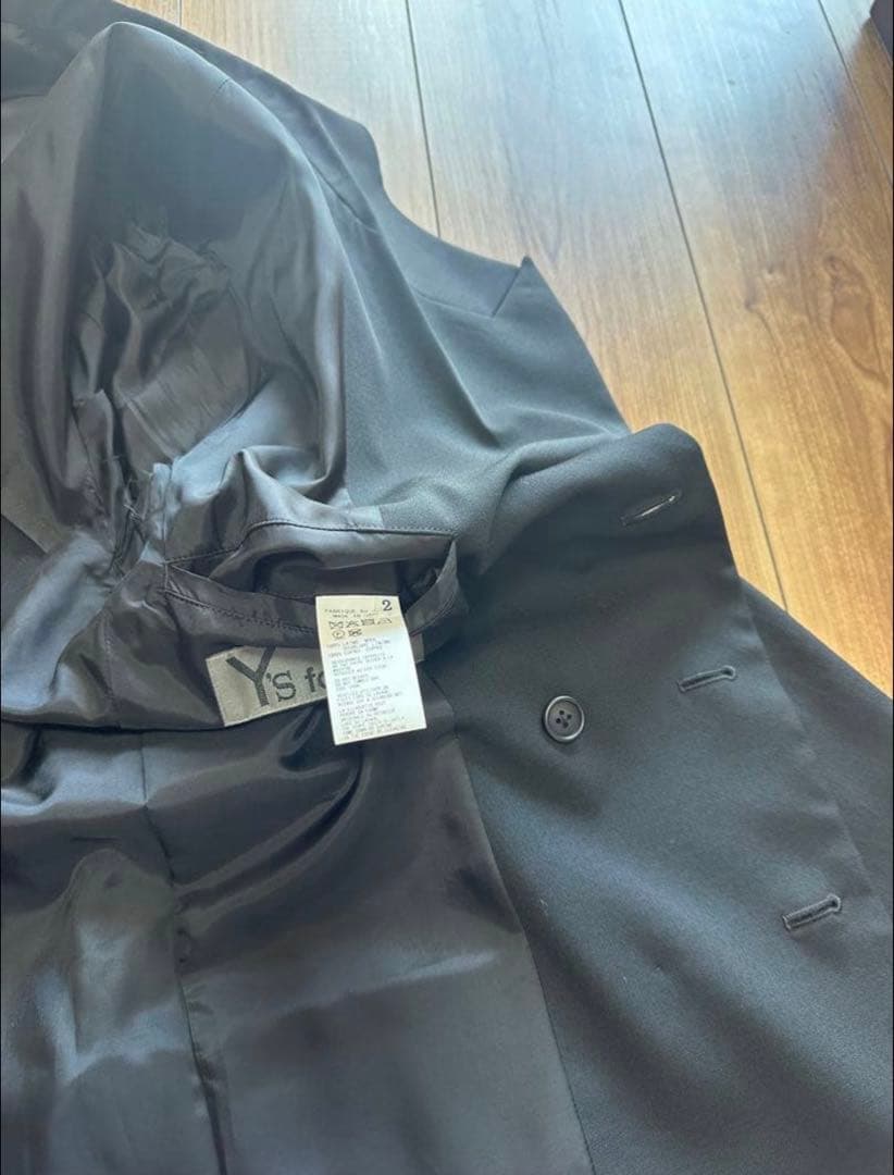 ヨウジヤマモトY's for men シワギャバダブルジャケット