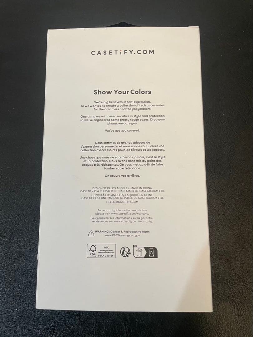 未使用 CASETIFY G-DRAGON シルバーウェーブケース 携帯ケース