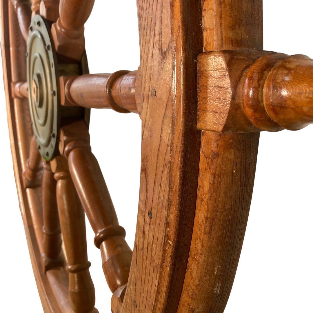 ✨超特大サイズ　舵輪　直径133センチ　真鍮製　インテリア　什器　店舗