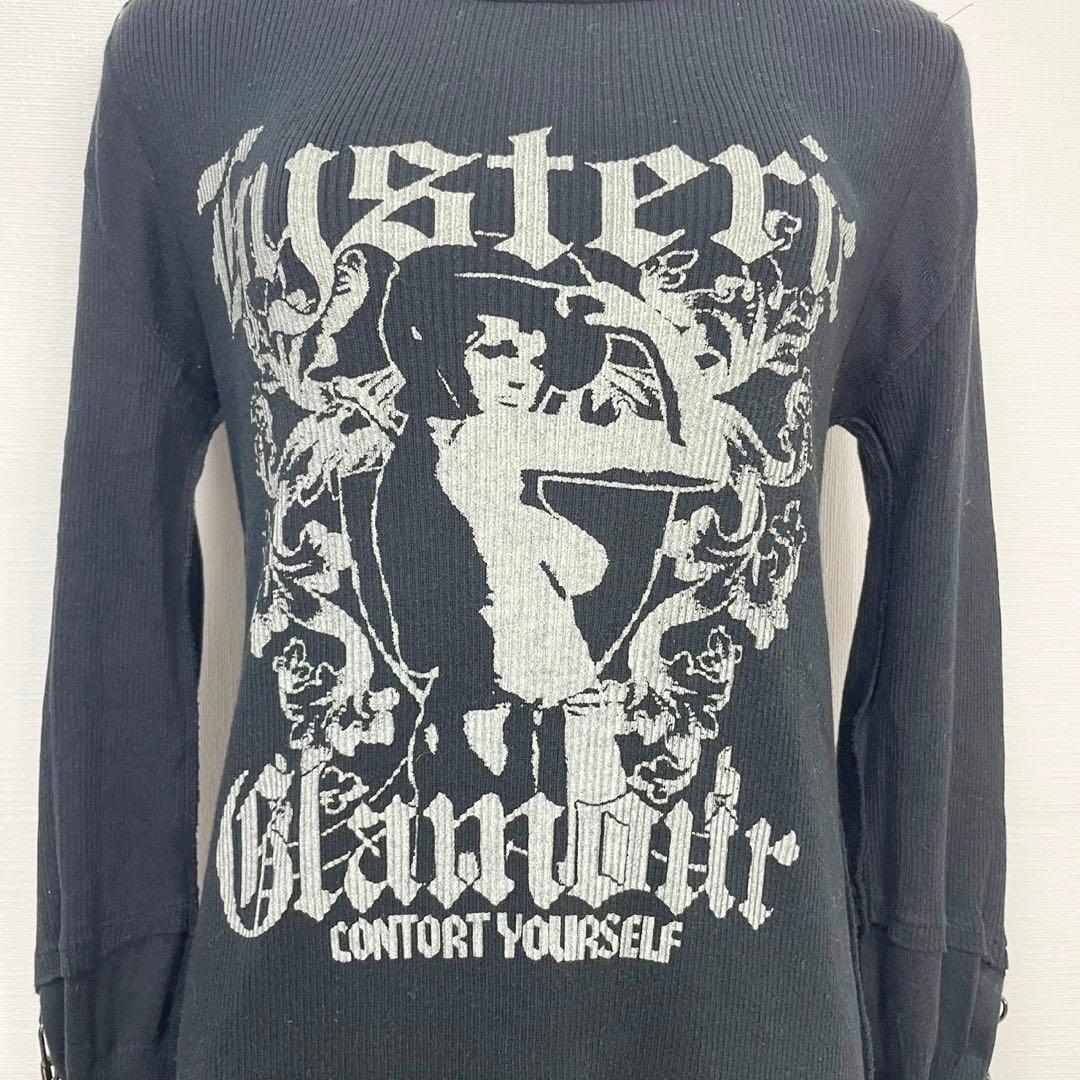 y2k❤️00s HYSTERIC GLAMOUR ヒスガール 袖ギミック ロンT