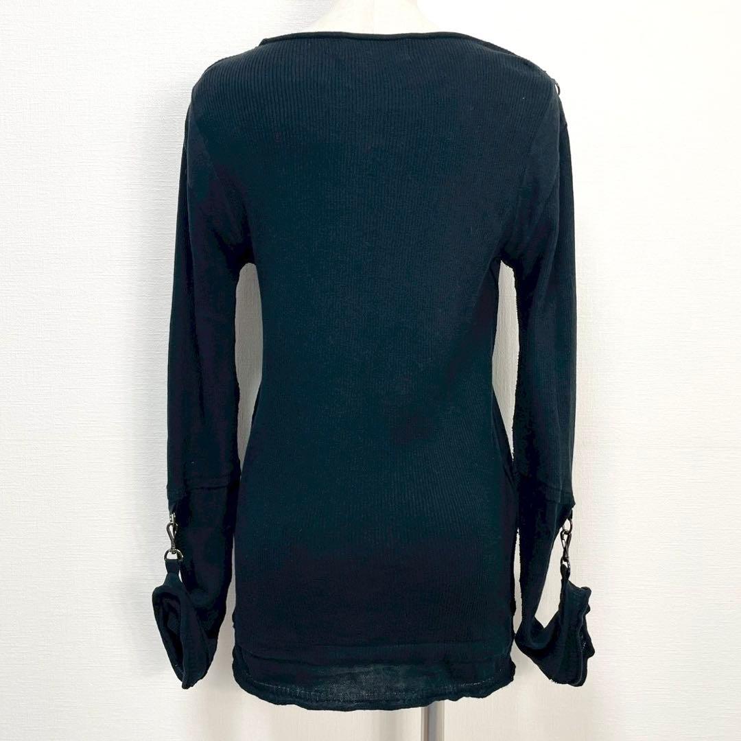 y2k❤️00s HYSTERIC GLAMOUR ヒスガール 袖ギミック ロンT