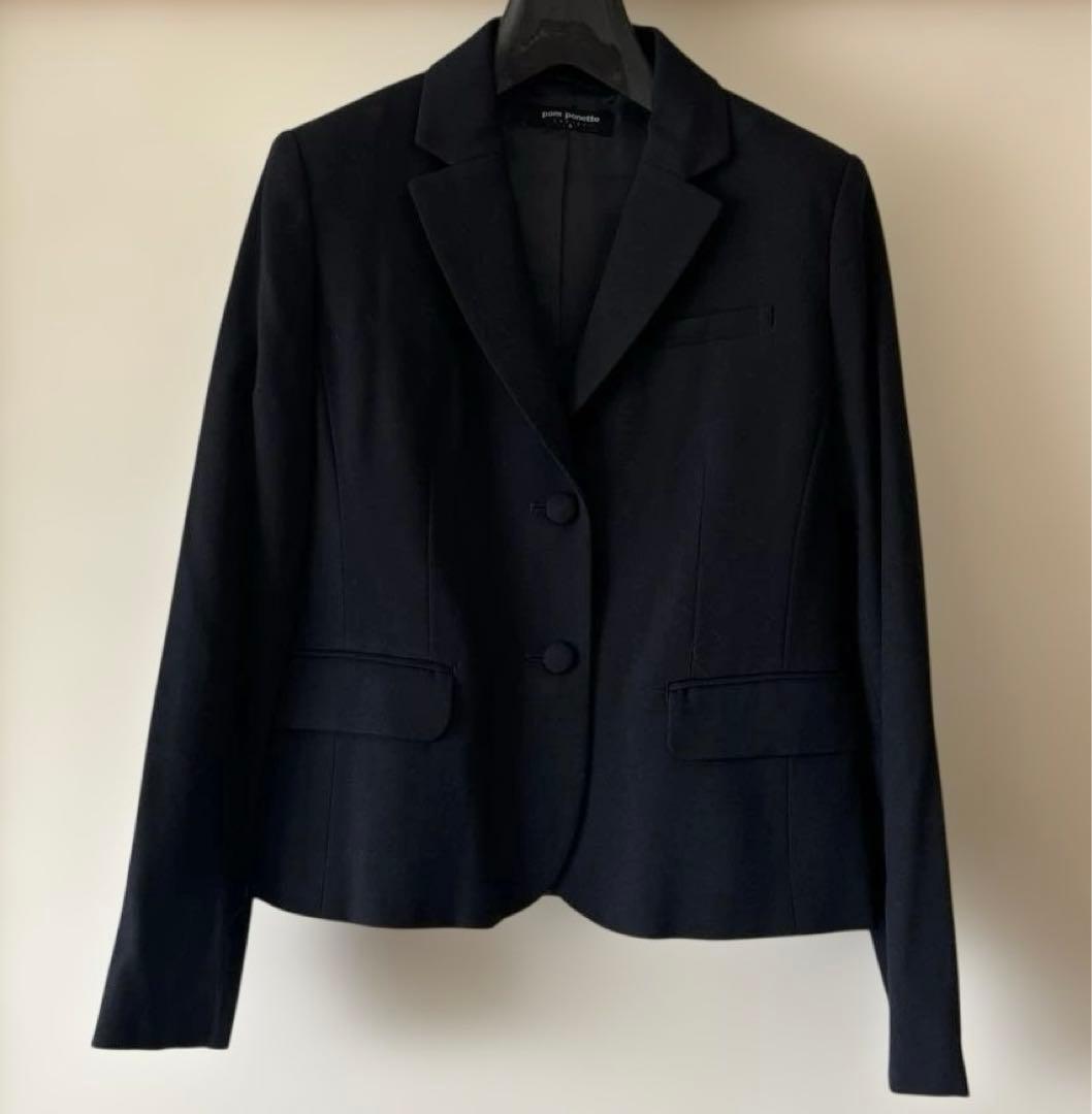 ポンポネットジュニア　フォーマル　ジャケット160+スカート 165+リボン2種