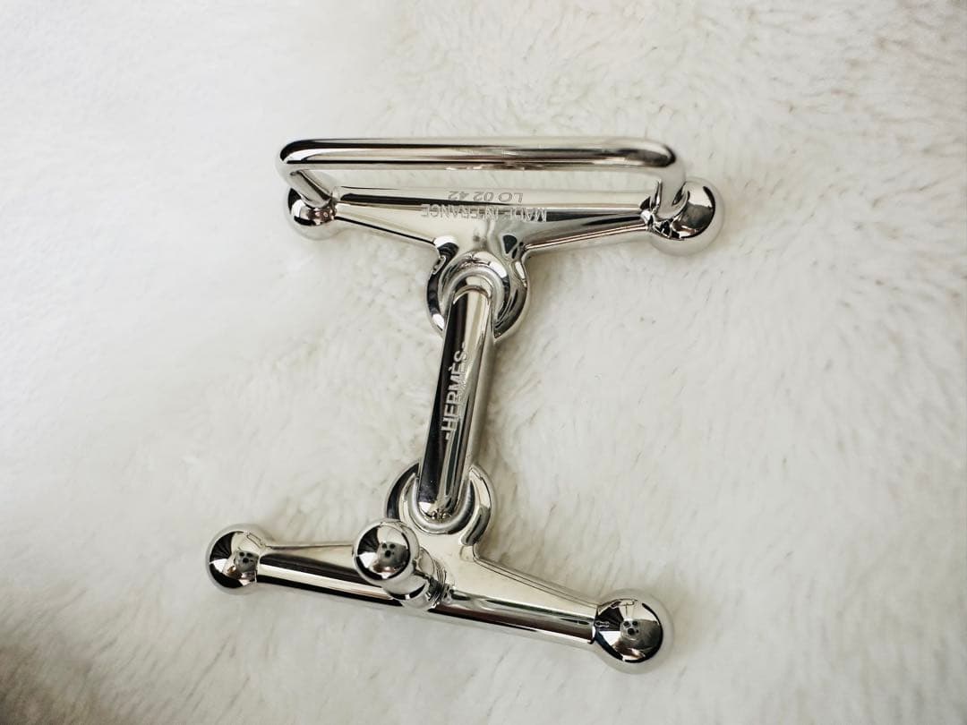 HERMES ベルトバックル <モールH） &レザーベルト（キ ット） 24