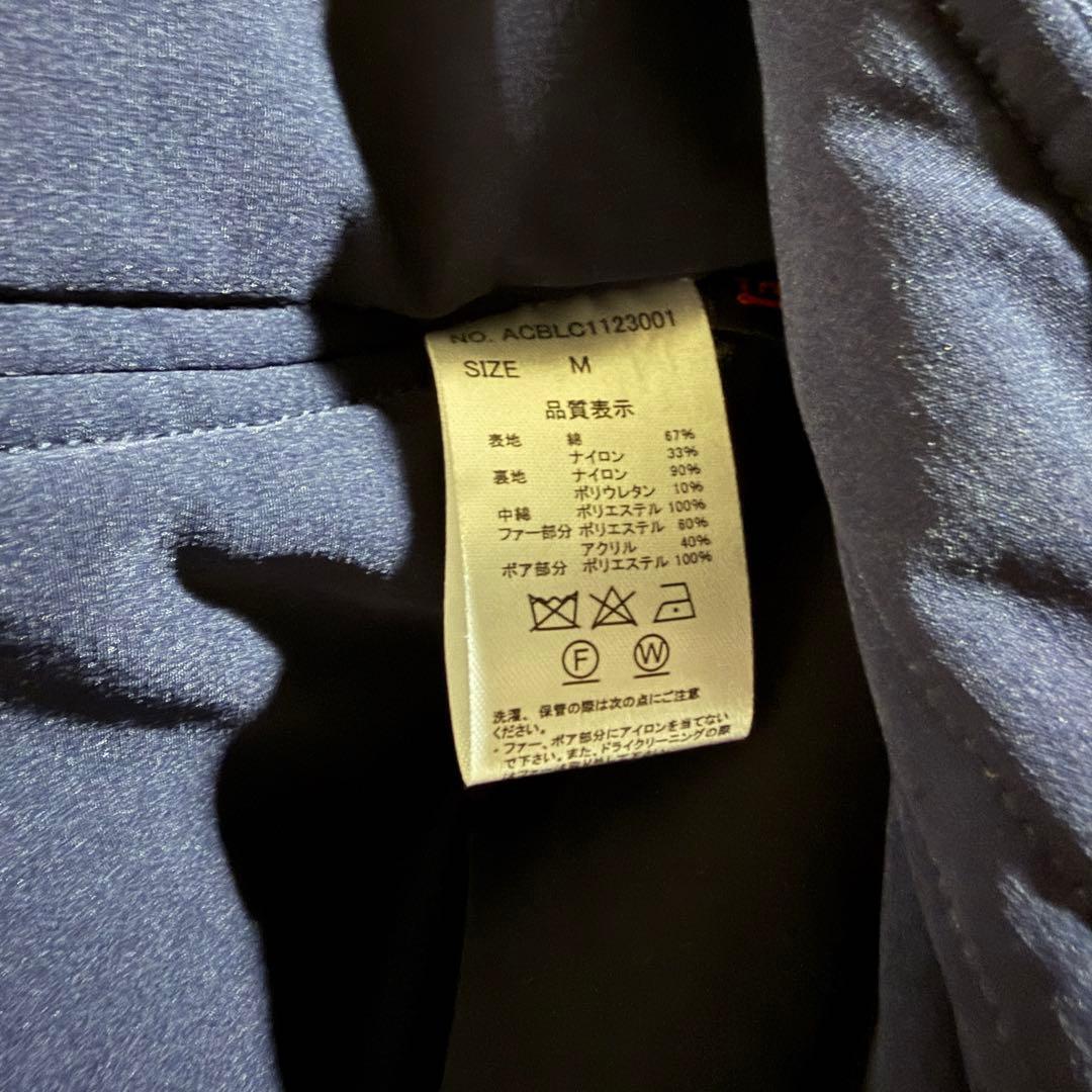 AIVER　N-3フライトコート　M　ネイビー モッズコート