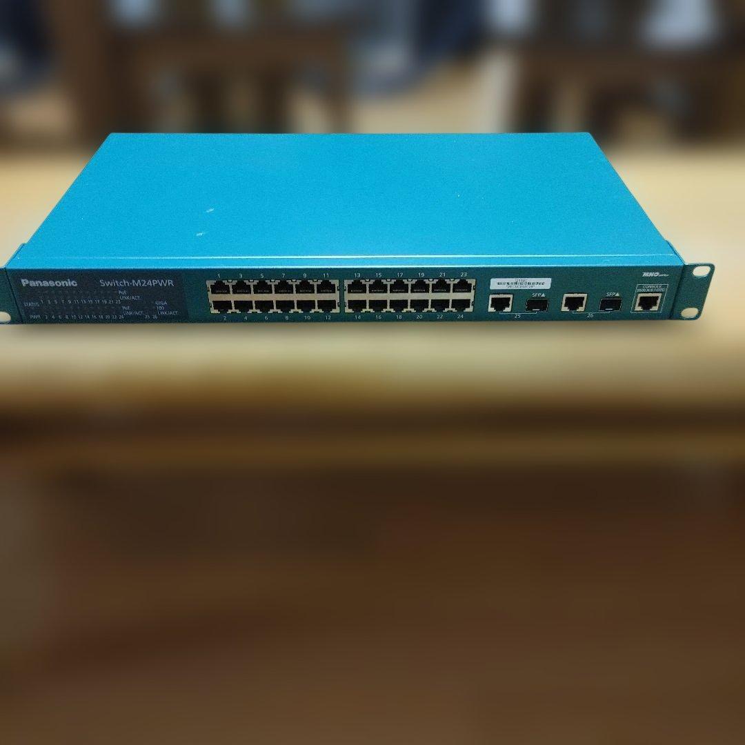 Panasonic Switch-M24PWR 24ポートスイッチングハブ