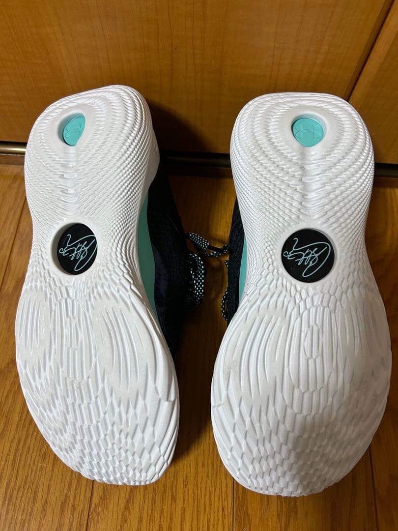 専用　CURRY バスケットボールシューズ ブラック/ホワイト　25センチ