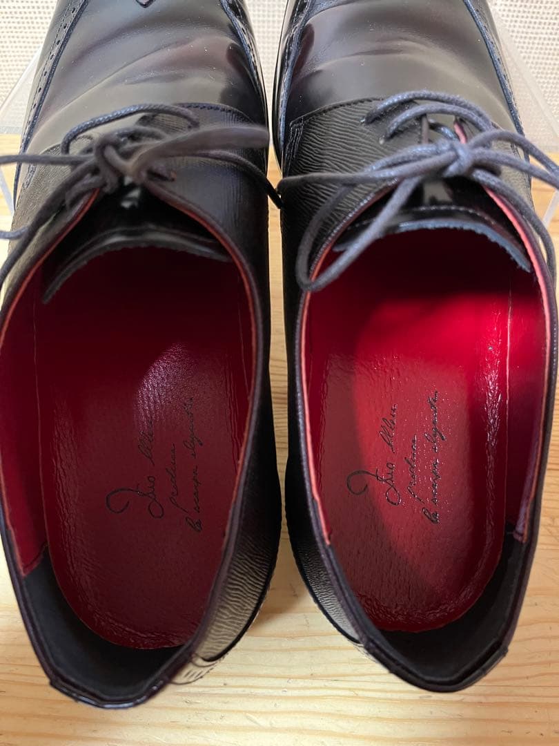 a269/極美品★ZUO MEN メンズ ドレスシューズ ウィングチップ26㎝