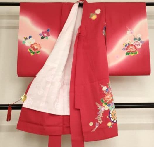 未使用 女の子 お宮参り 初節句 産着 初着 祝い着 絹 ひな祭り 化粧箱