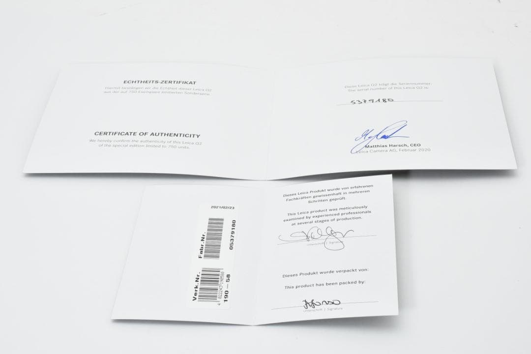 ライカ Q2 Daniel Craig × Greg Williams 223