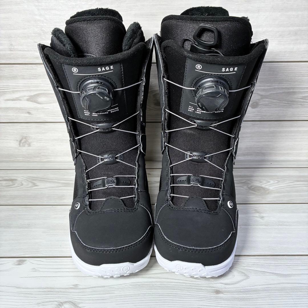 1176 RIDE SAGE スノーボード ブーツ BOA 黒 23.5
