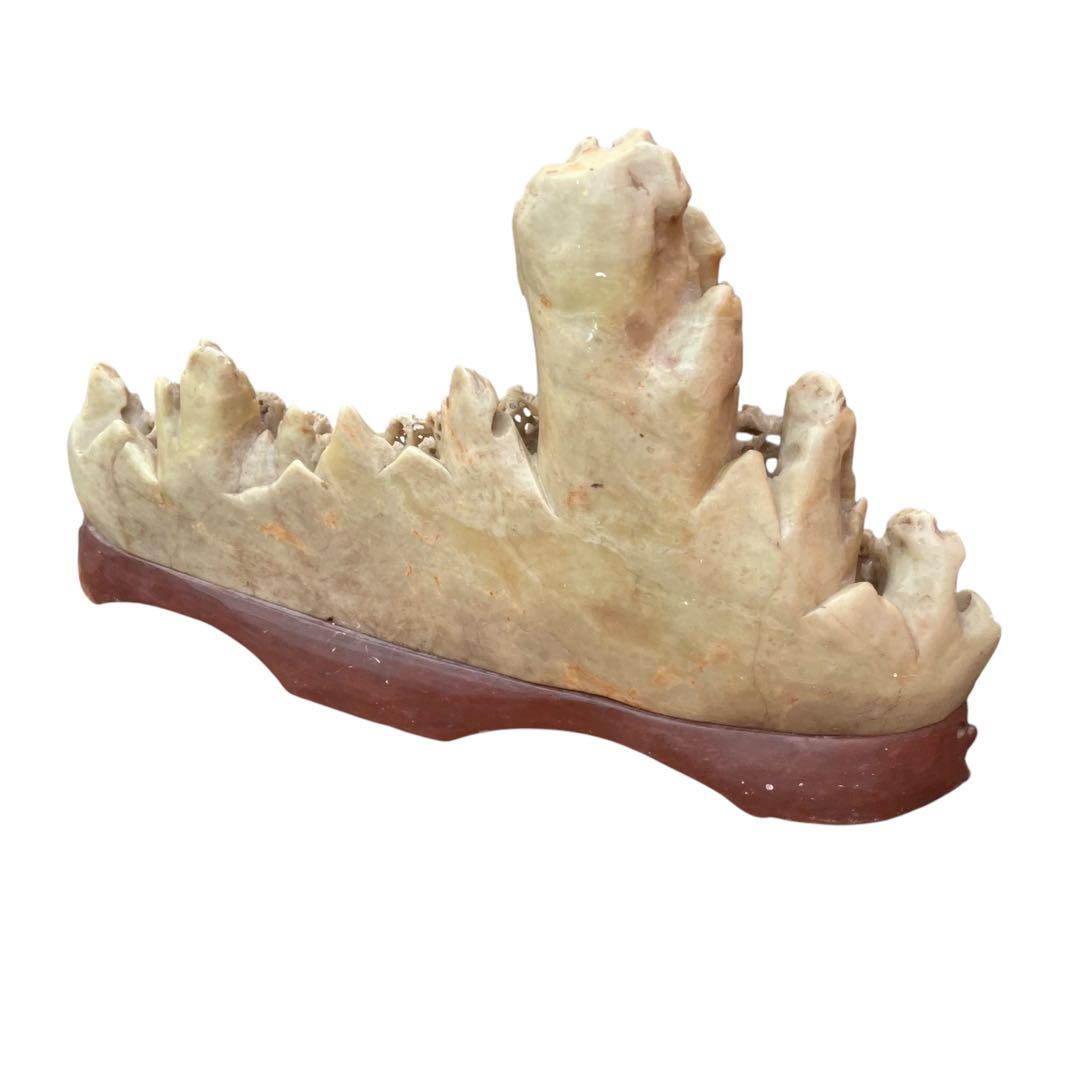 中国美術　寿山石彫刻　置物