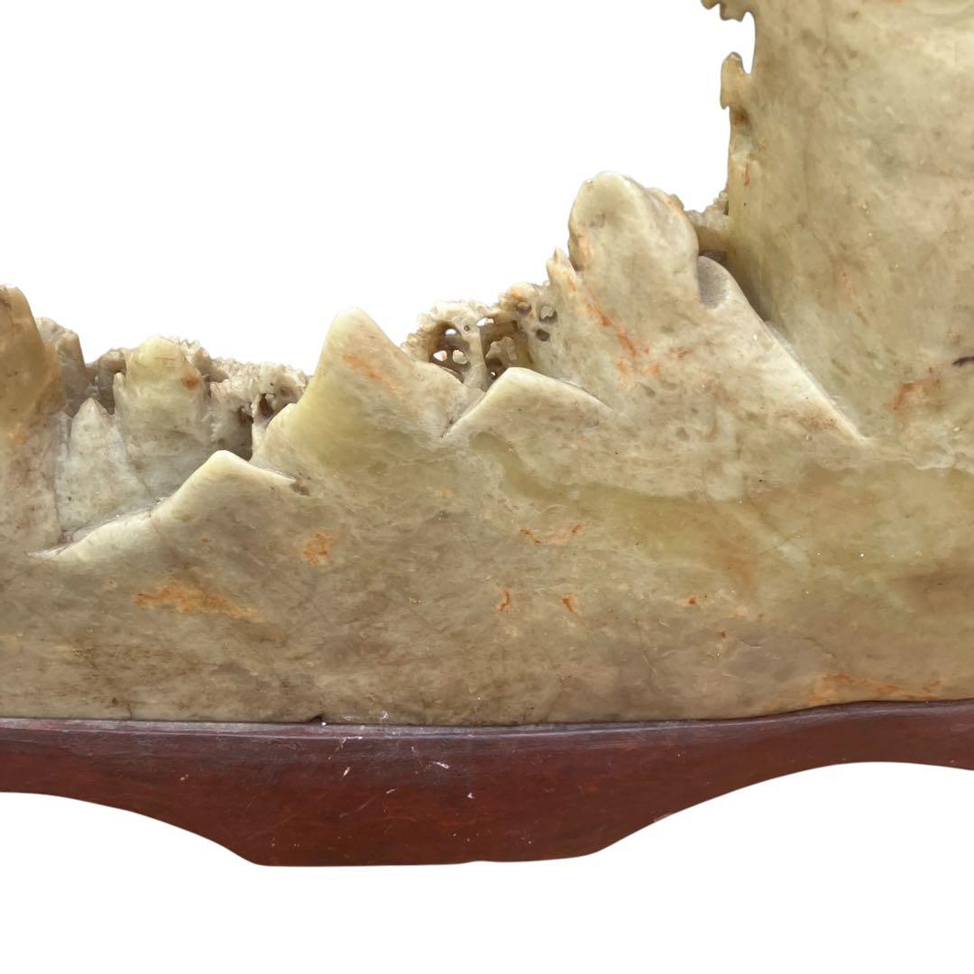 中国美術　寿山石彫刻　置物