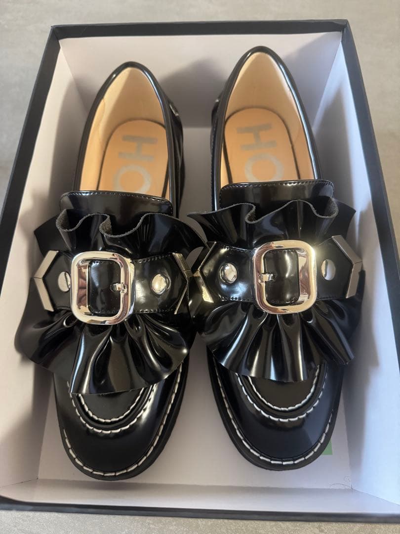 HOUGA day and night loafer ブラック サイズ2