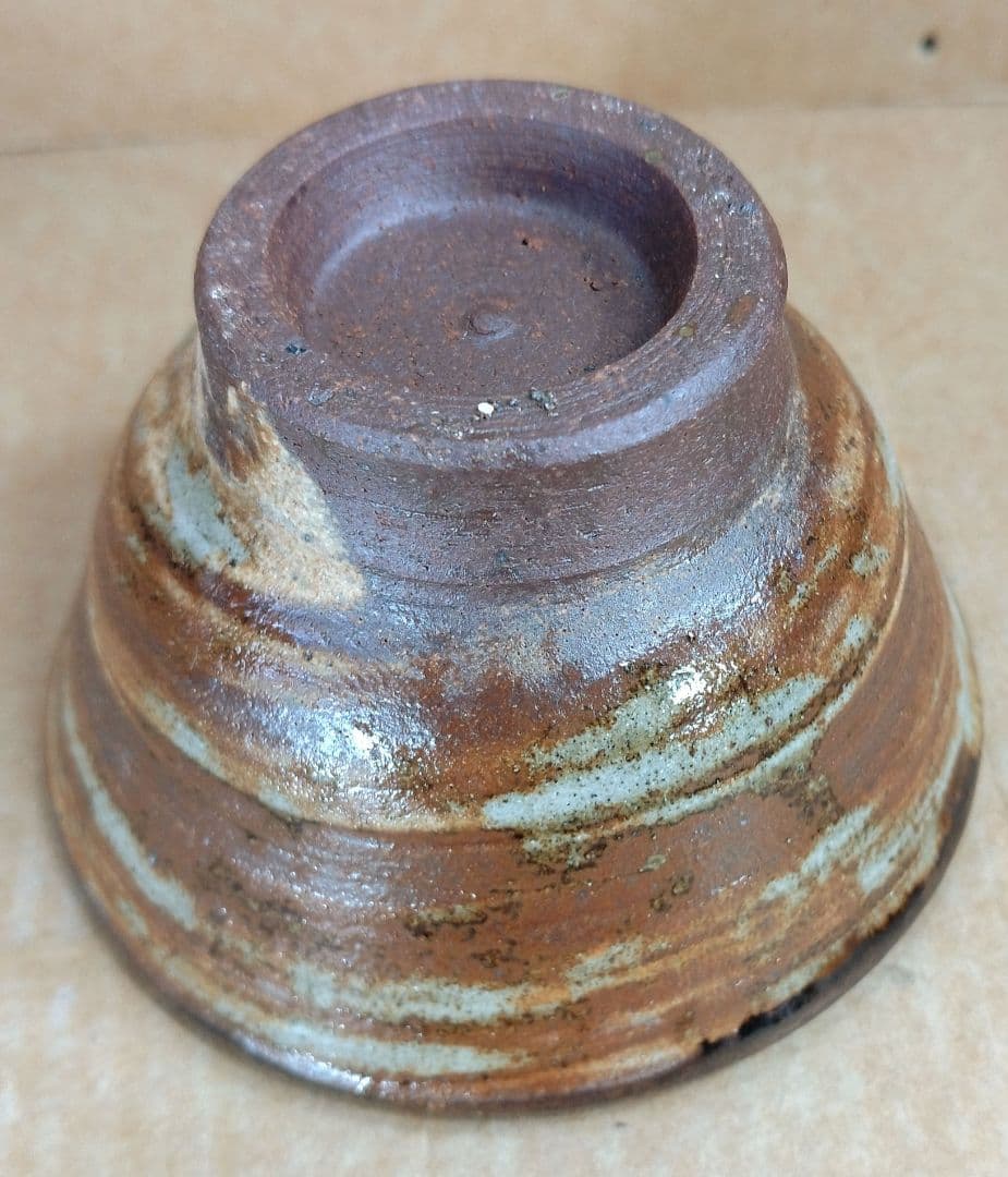 【本物保証】金城次郎 壷屋焼ぐい呑 共箱 栞 人間国宝 壺屋焼 上等桐箱 美品