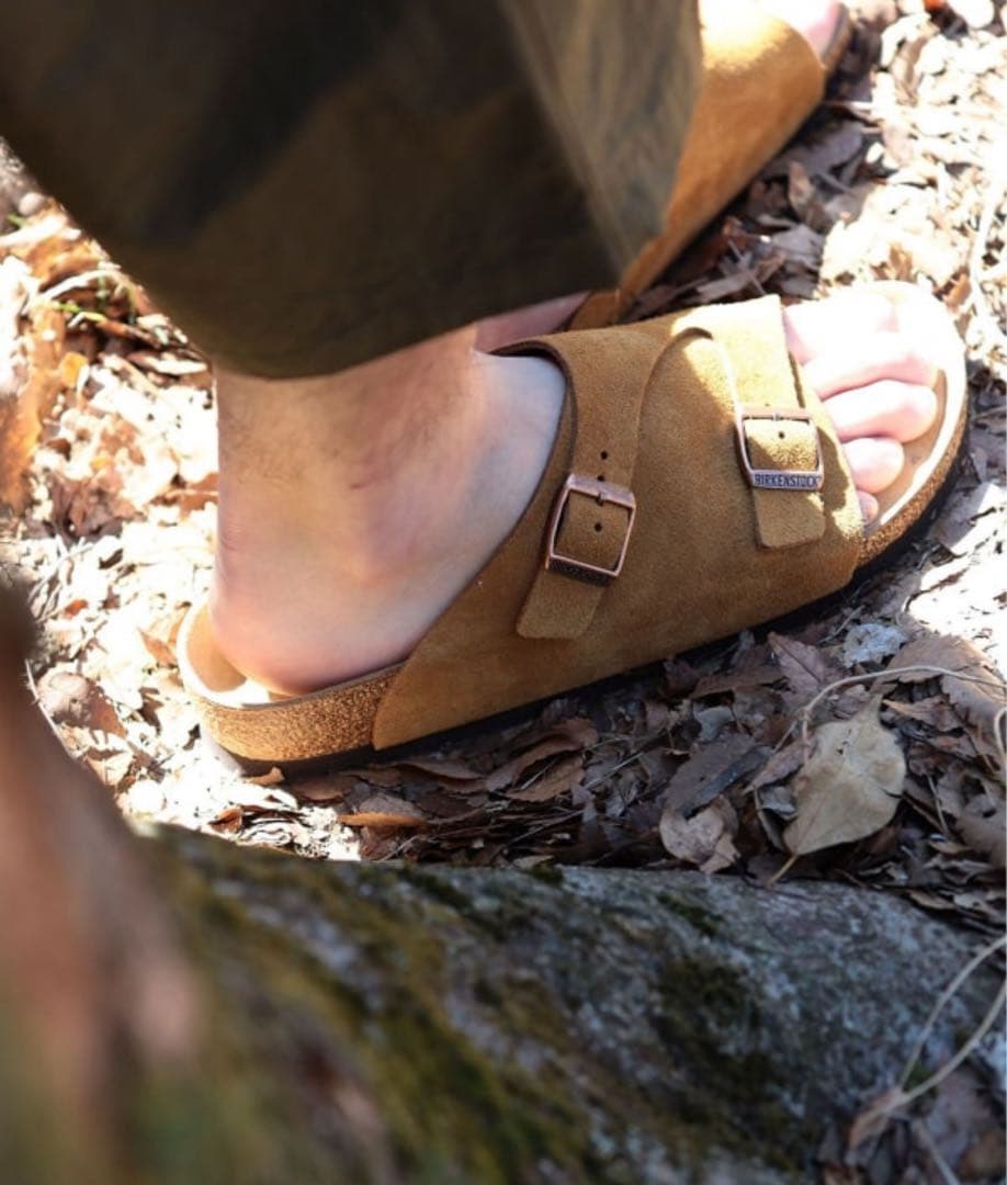 BIRKENSTOCK / Zurich ブラウン スエード サンダル 42