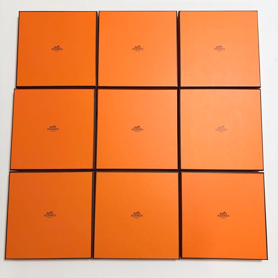 美品　エルメス　スカーフ　カレ70　空箱　15個セット　ギフトボックス