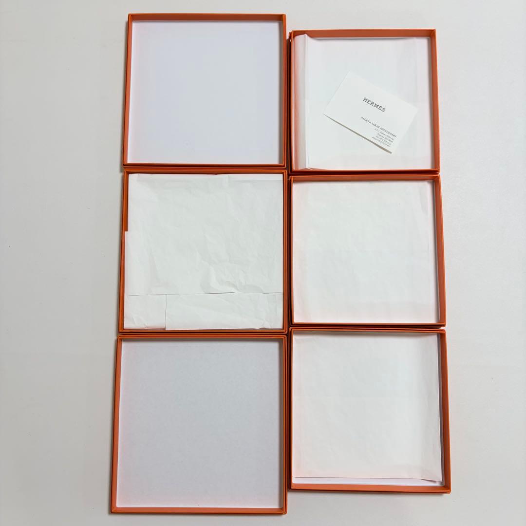 美品　エルメス　スカーフ　カレ70　空箱　15個セット　ギフトボックス