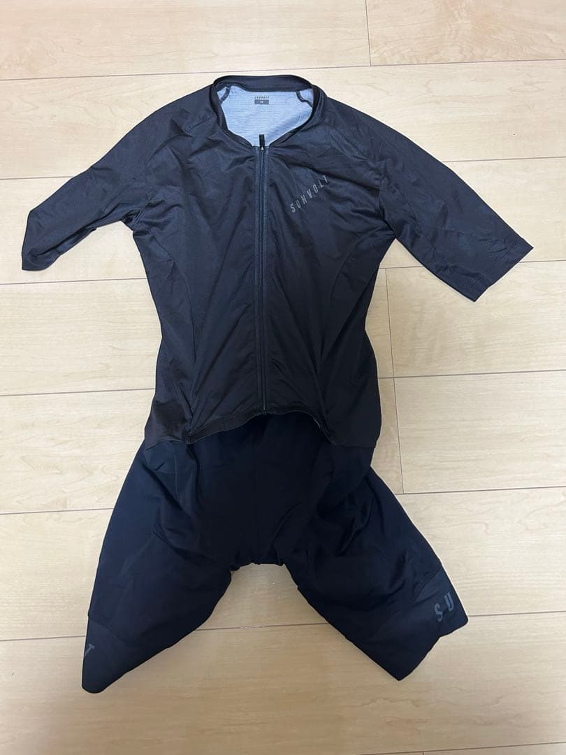 サンボルト SUNVOLT 半袖 ワンピース 黒　サイズM