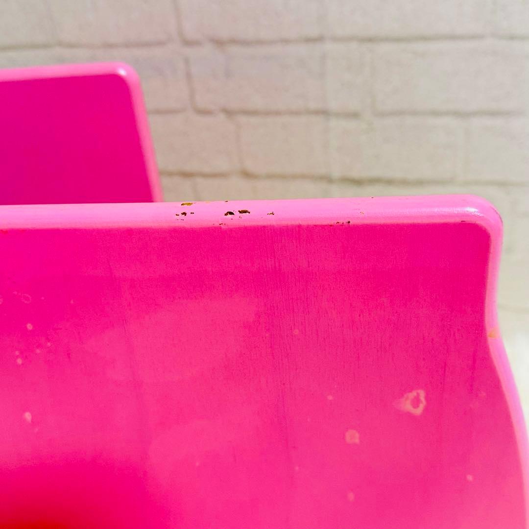 極美品✨ストッケ　トリップトラップ　シリアルNo6 ベビーセット付属 ピンク