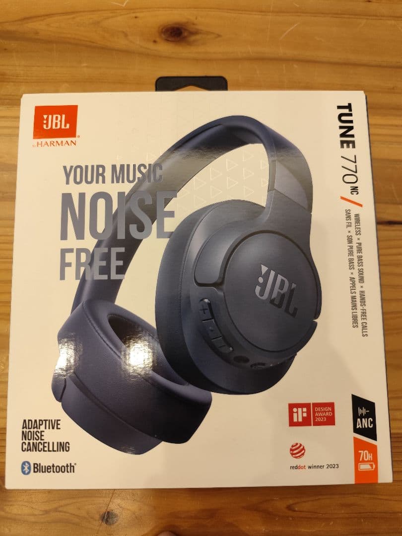 JBL TUNE 770NC ワイヤレスヘッドホン ブルー