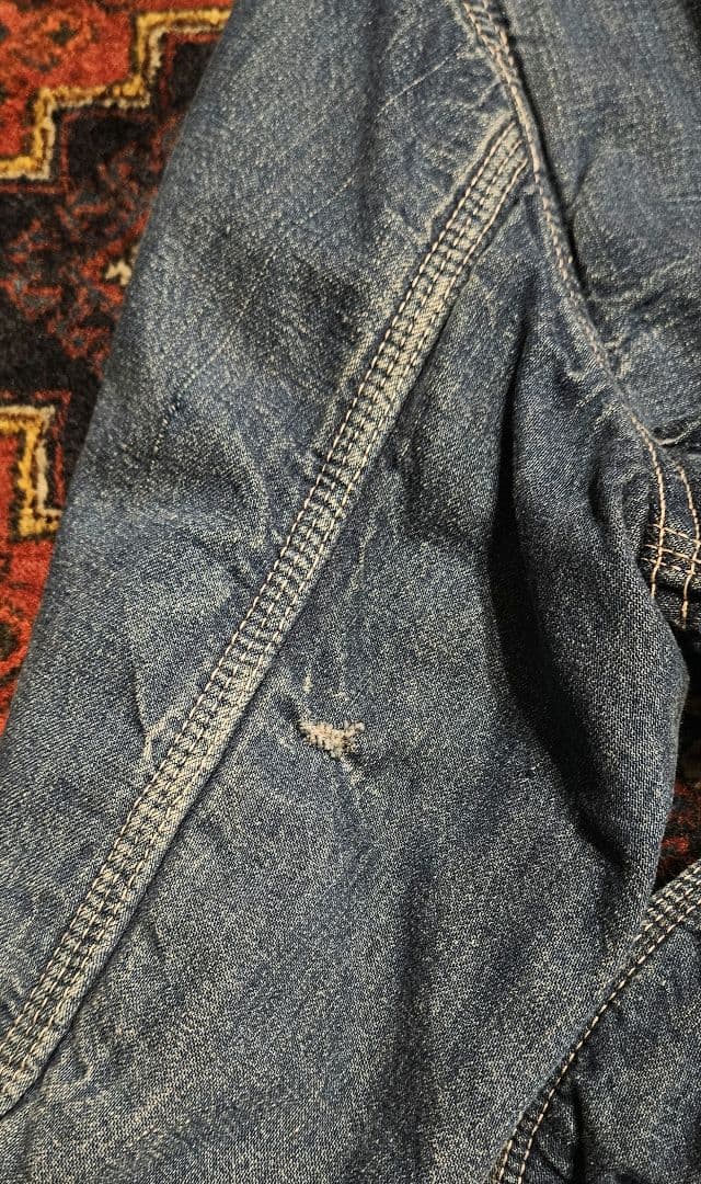 【60s Vintage】Rail Chief デニムカバーオール ブランケット