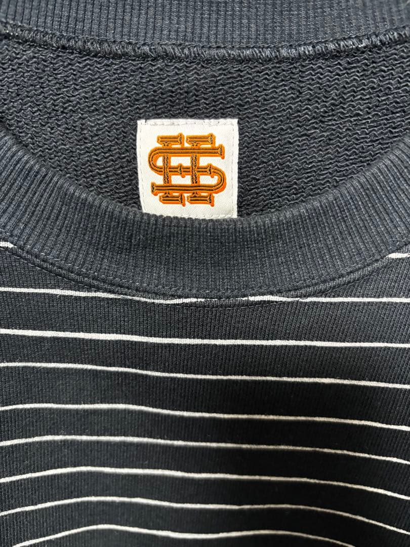 SEESEE BOARDER CREW SWEAT ネイビー