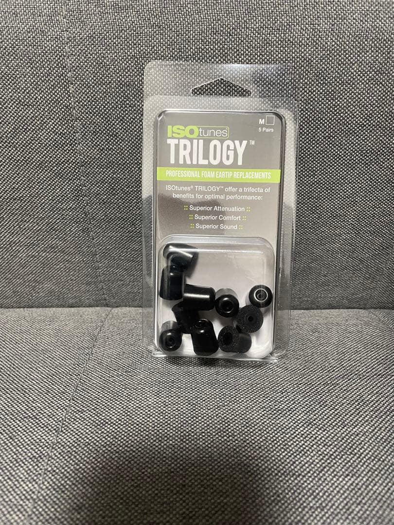 ISOtunes TRILOGY 交換用イヤーピース S,M,Lサイズ 5ペア
