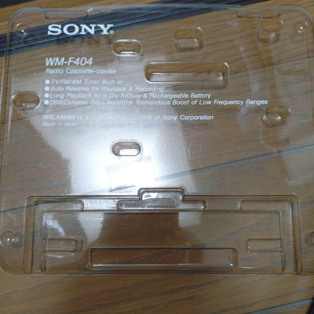 SONY WM-F404 ラジオカセットコーダー　ジャンク品