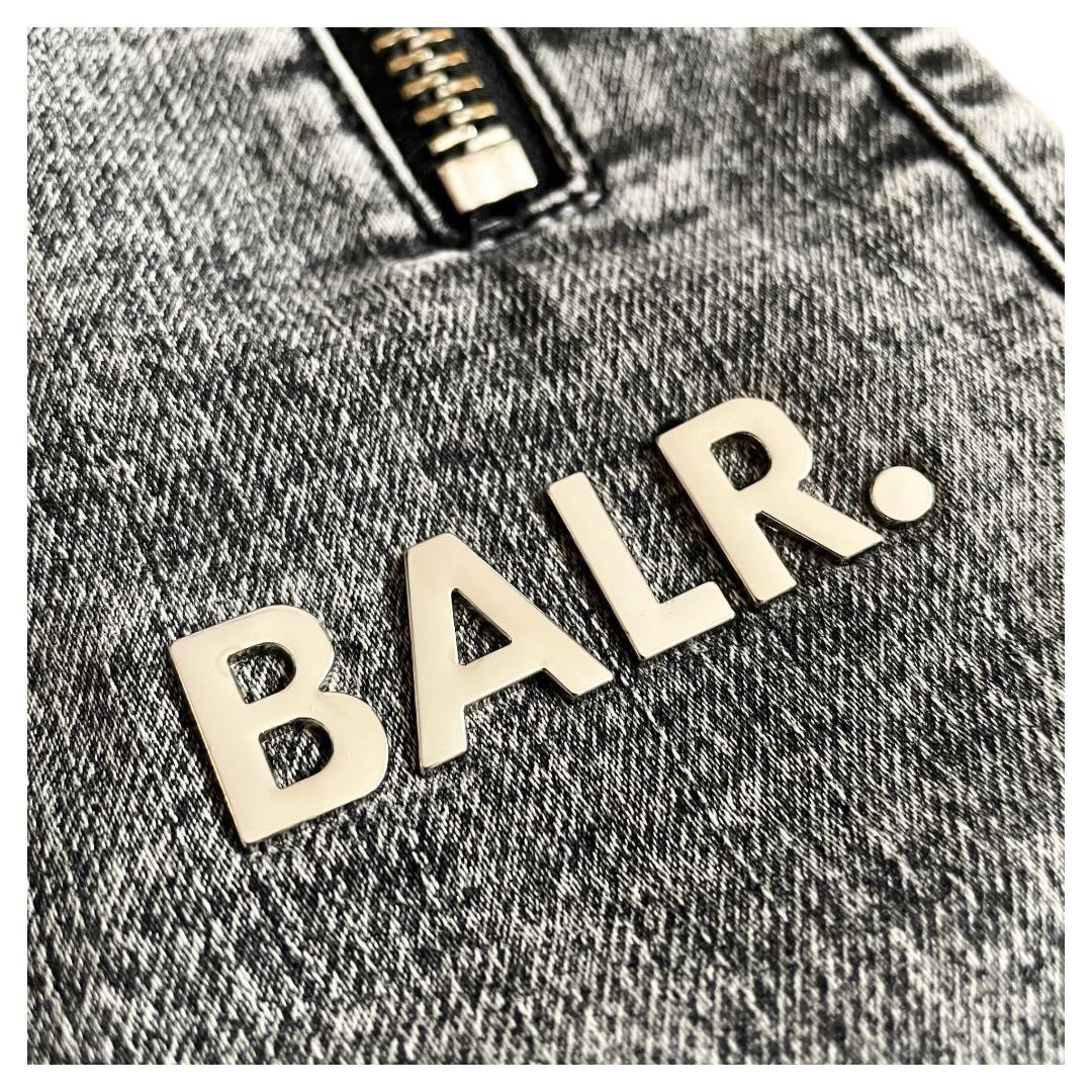 BALR. コットン ブラックデニム イージー ショートパンツ M