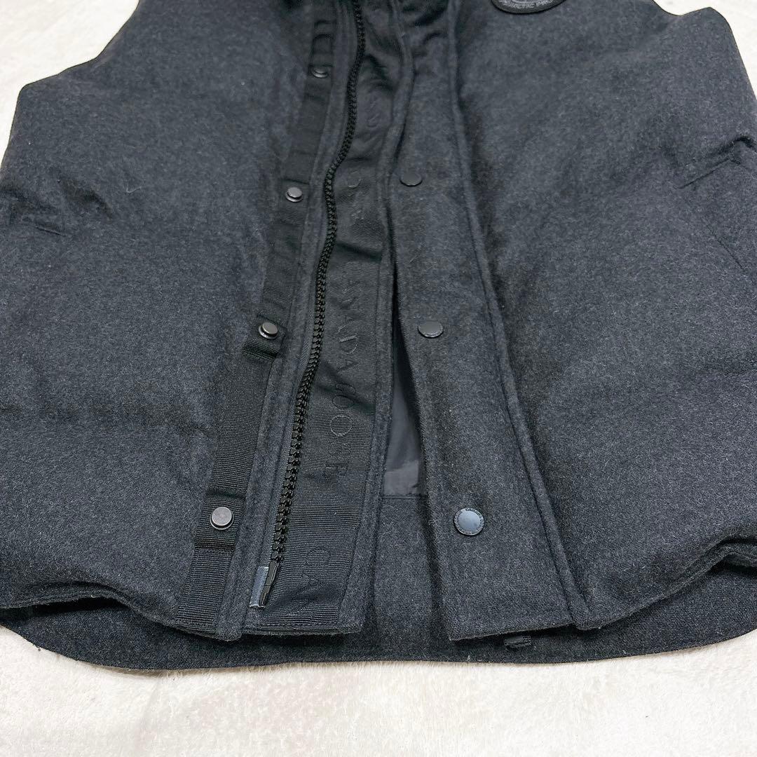 新品同様✨　カナダグース　ギャルソンベスト　ダウンベスト　ダークグレー　ウール