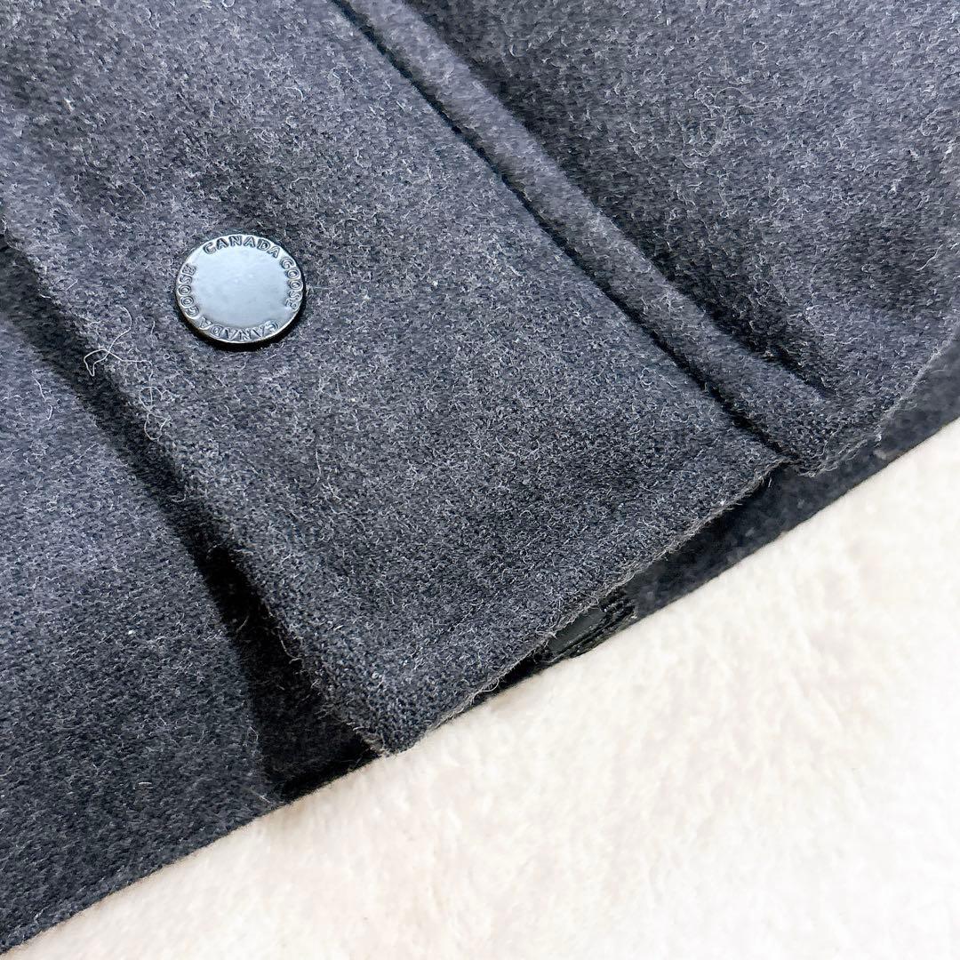 新品同様✨　カナダグース　ギャルソンベスト　ダウンベスト　ダークグレー　ウール