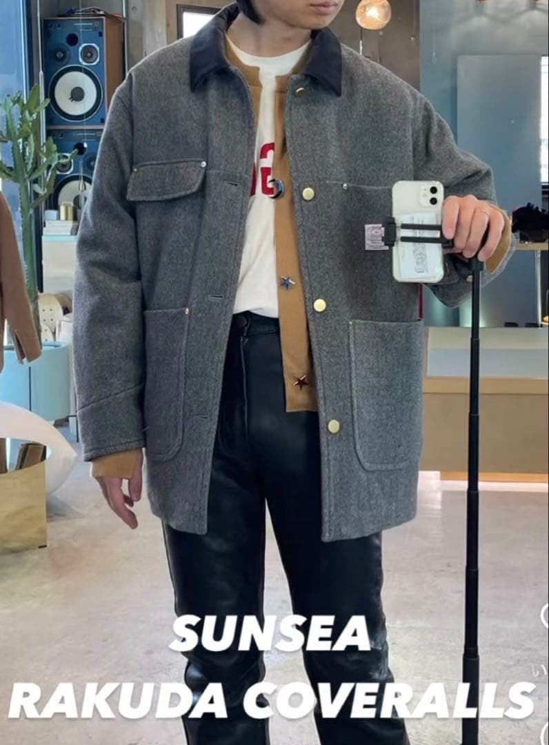 sunsea RAKUDA COVERALLS　サイズ2