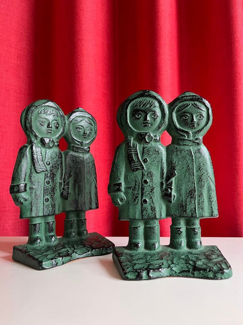 ◆未使用品◆ 昭和レトロ　アンティーク　薬瓶セット　鉄器ブックスタンド