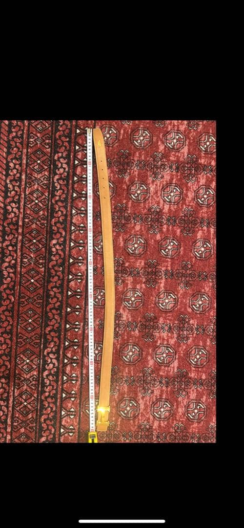 HERMES Hベルト ブラウン レッド