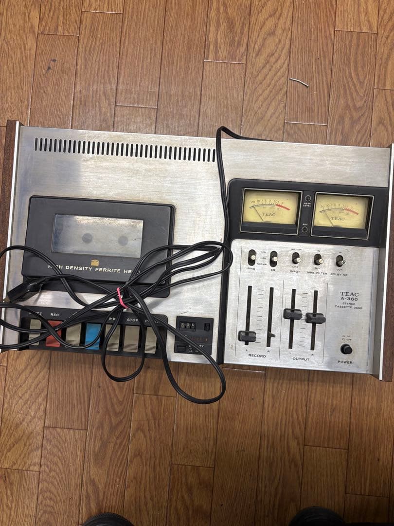 OS-93 TEAC カセットデッキ 高密度フェリヘッド