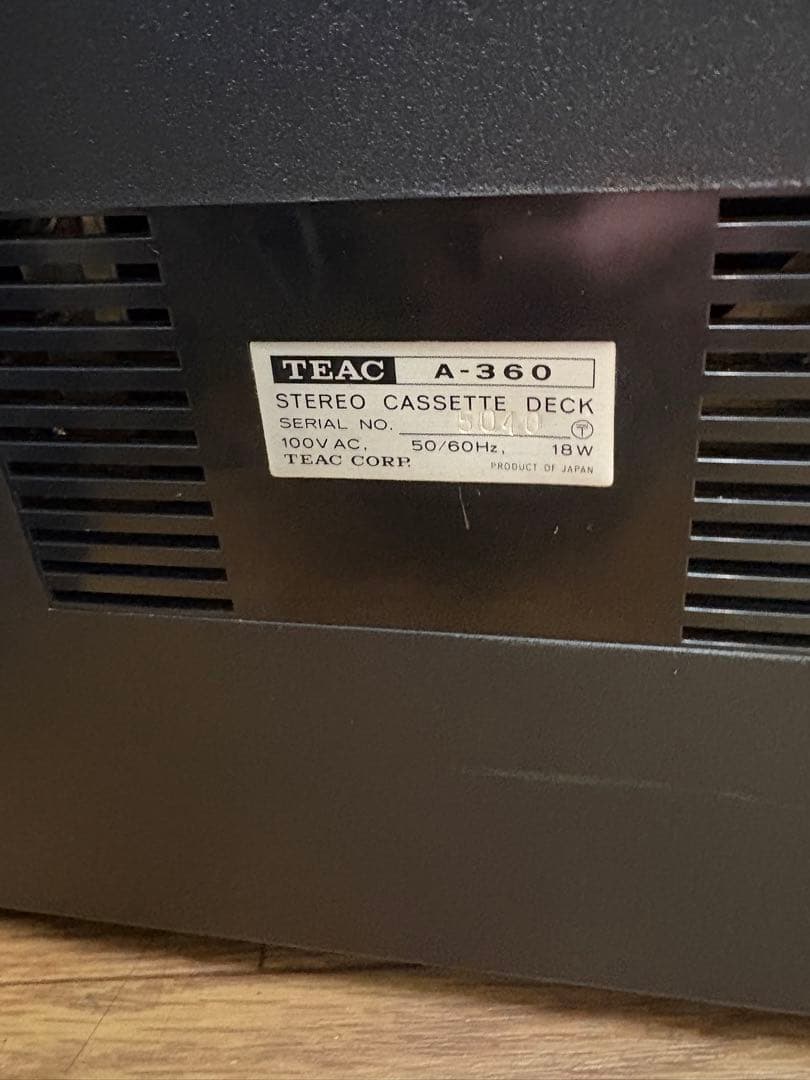 OS-93 TEAC カセットデッキ 高密度フェリヘッド