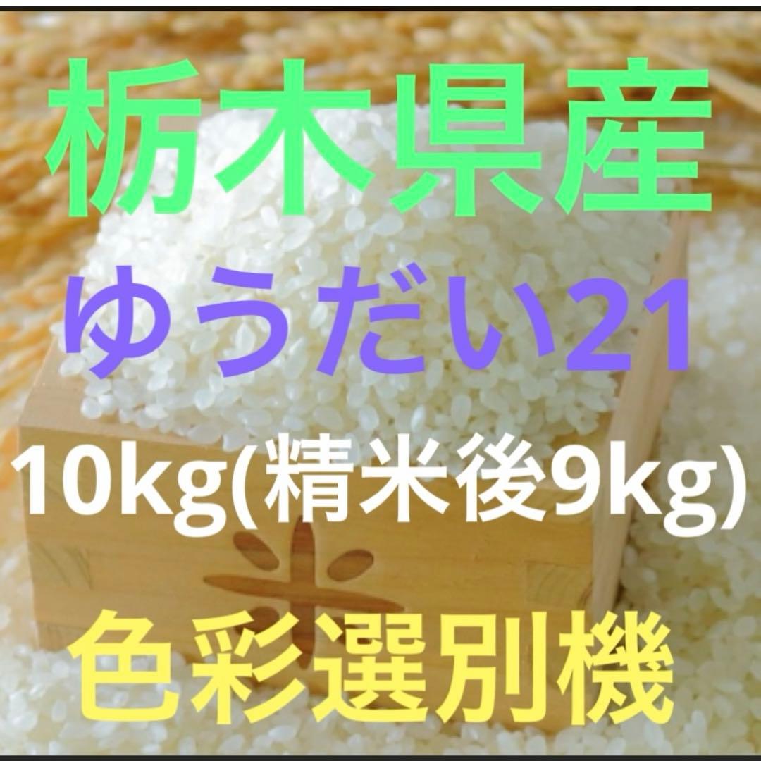 栃木県産農家直売新米ゆうだい21白米9kg