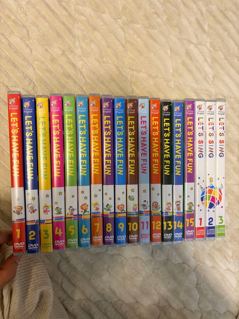 ミライグリッシュ　DVD15枚・CD3枚　収納箱無し