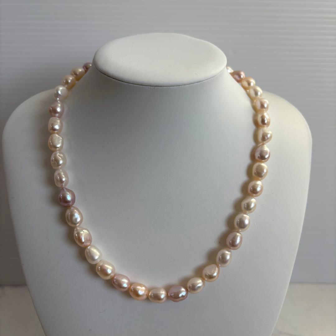 【極美品】TASAKI 田崎真珠 パールネックレス マルチカラー 鑑別書 箱