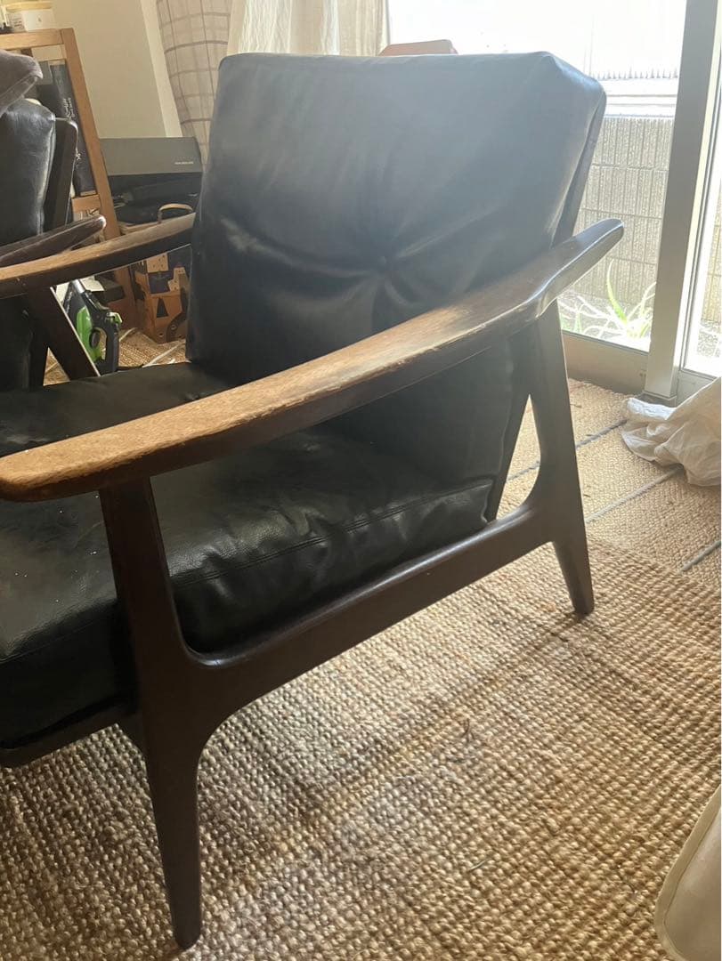 ビンテージレザーソファ