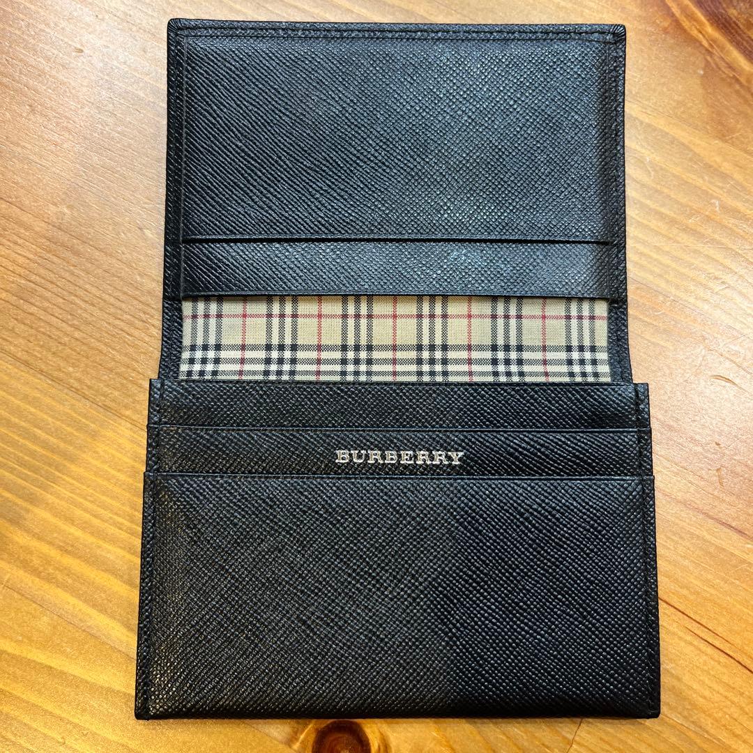 BURBERRY ブラック名刺入れ　カードケース