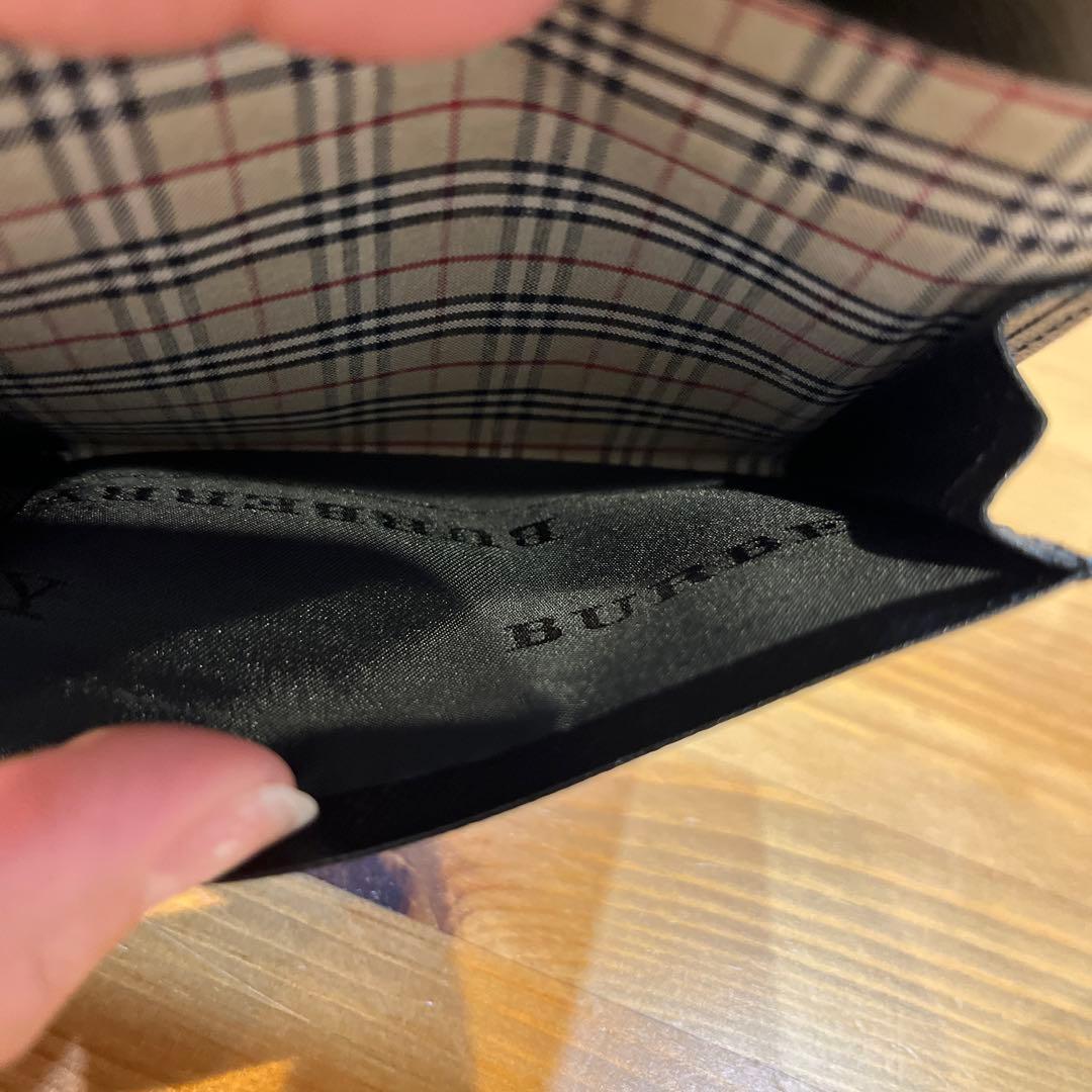 BURBERRY ブラック名刺入れ　カードケース
