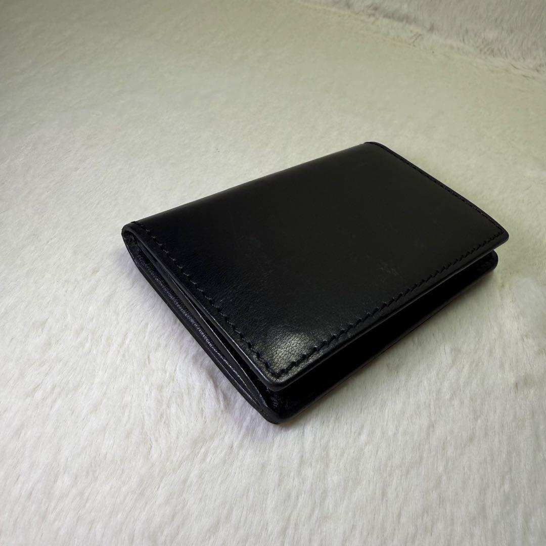 Hender Scheme 黒 レザー 名刺入れ　カードケース　定期入れ