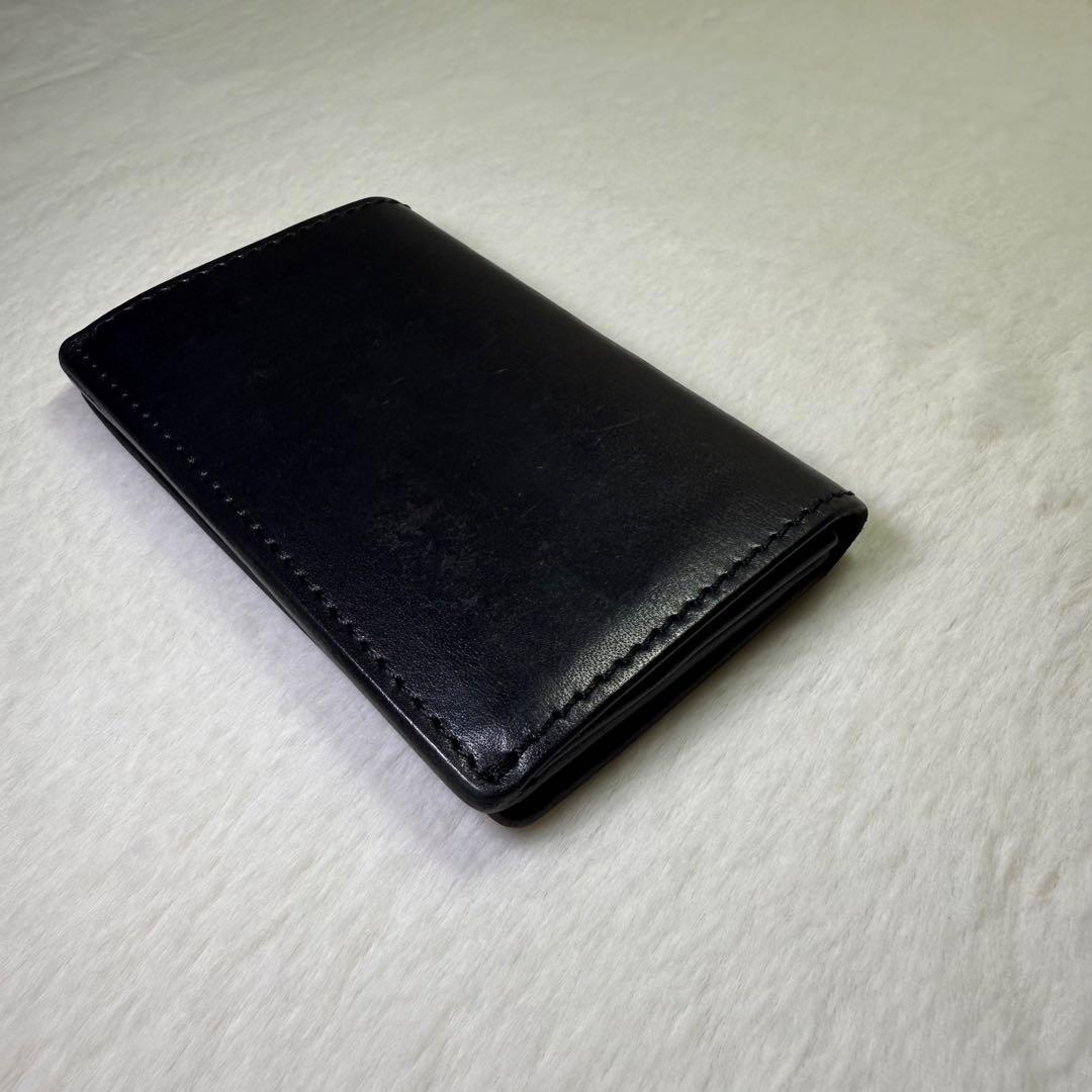 Hender Scheme 黒 レザー 名刺入れ　カードケース　定期入れ