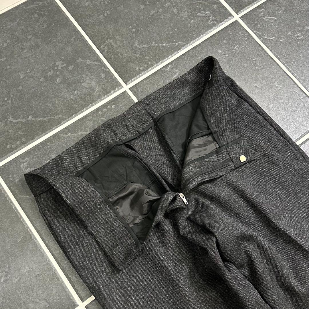 90s HUGO BOSS【ウールギャバジン　ストレートスラックス　レア】