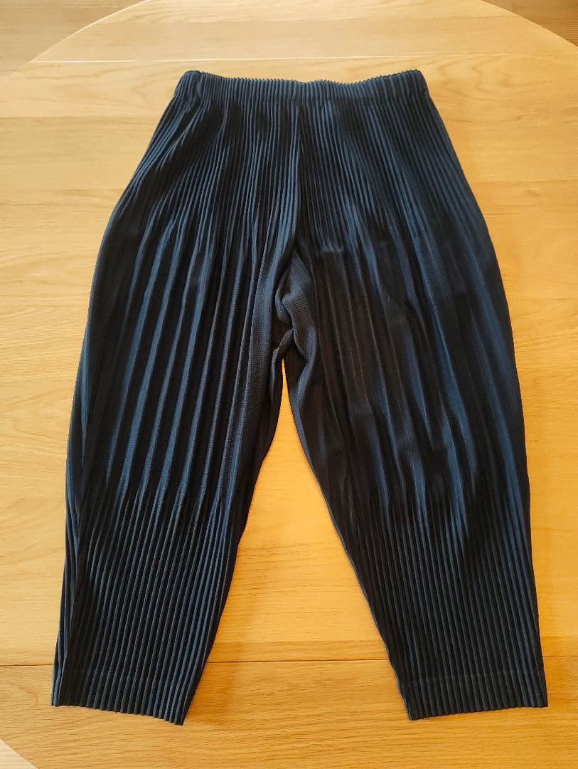 HOMME PLISSE ISSEY MIYAKE BASICS　パンツ　黒色