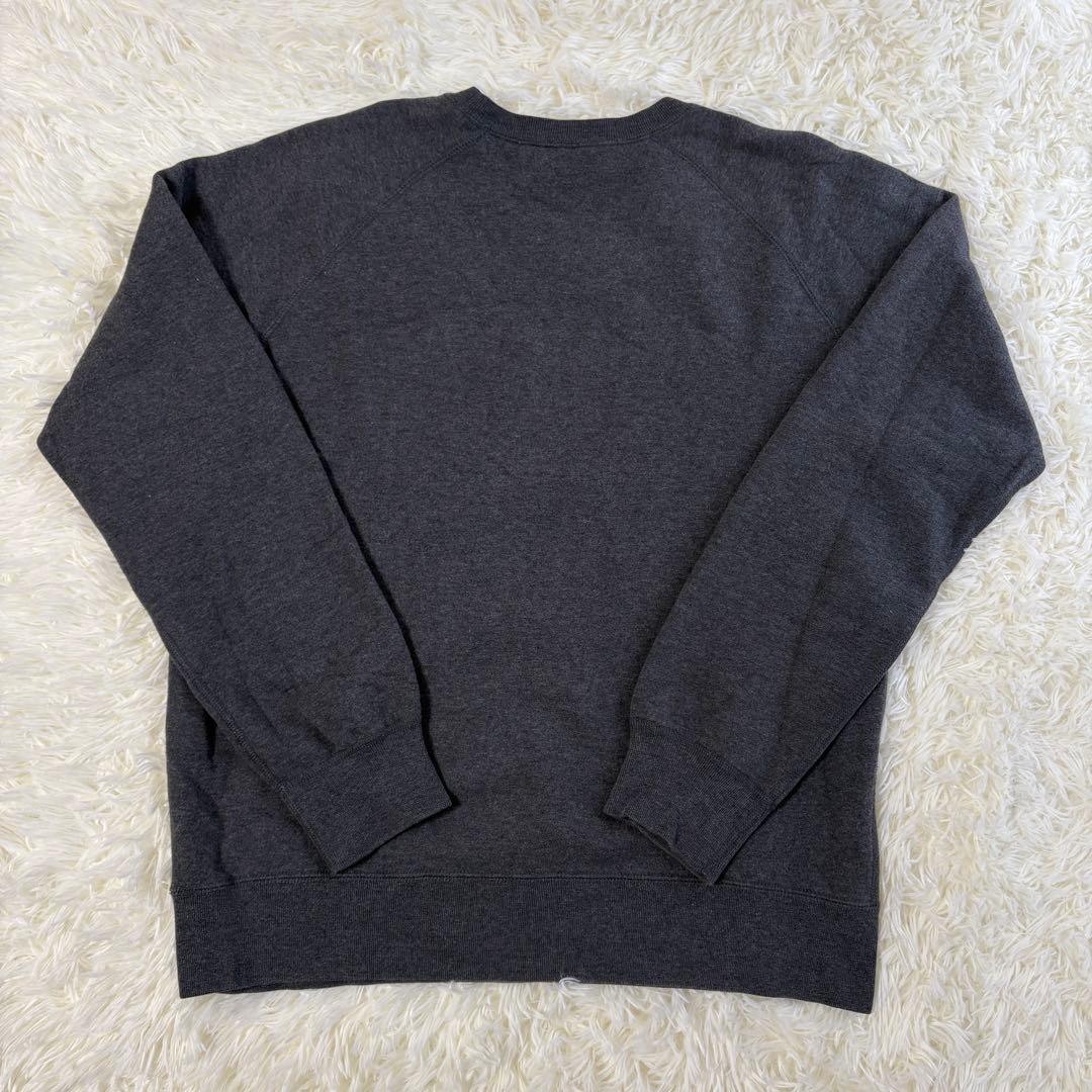 【希少デザイン】SUPREME☆刺繍サークルロゴスウェット グレー 裏起毛 M