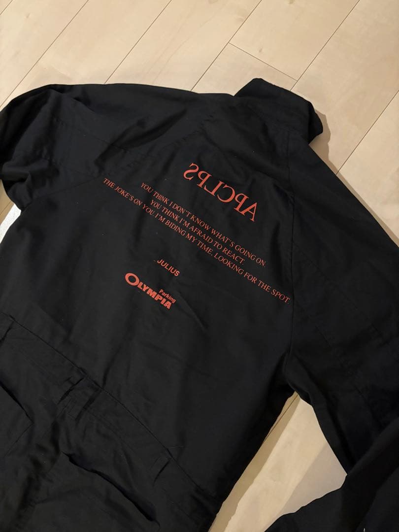 パンツ JULIUS 18SS 007JSM3 Parking Jumpsuit